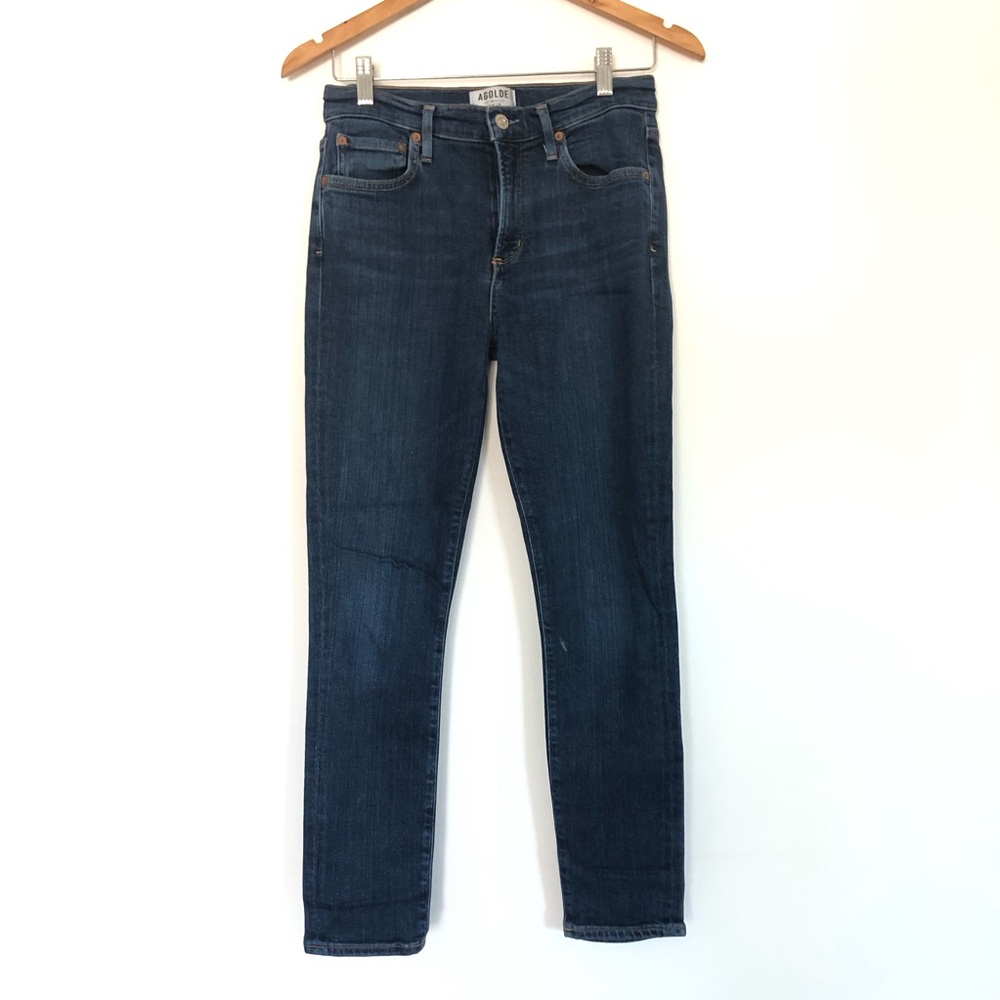 Agolde Sophie Dark Blue Jeans